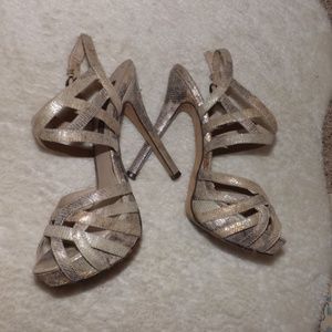 STEVEN Snakeskin Stilletos